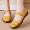 Women's Sandals Summer Mary Jane Beach Shoes White Flat Shoes Casual Soft Walking Sandals for Girl Plus Size