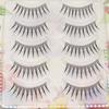 Saeda Ayare Ray 02 Fine Pointed Tail False Eyelashes - Japanese Cluster Style, Sakura Girl, Transparent Band