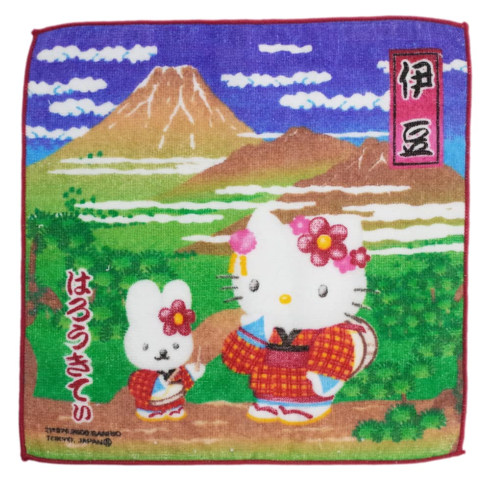 

Hello Kitty Local Hand Носовой платок Izu Limited Dancing Kitty Версия Полотенце