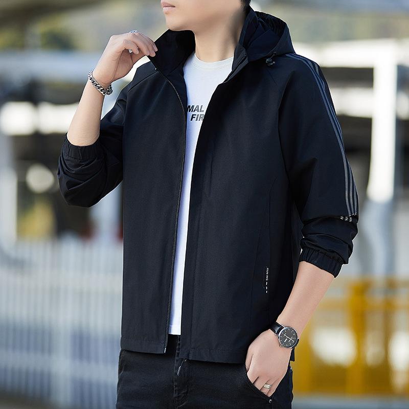 Removable Hat Jacket Windproof Korean Version Trendy Youth Casual Handsome Jacket