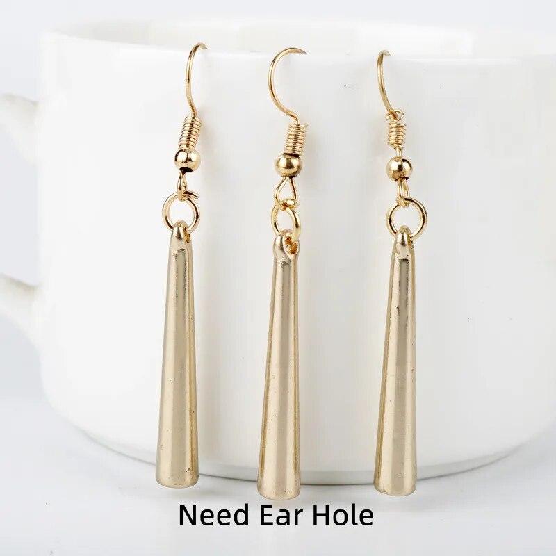 

Серьги Charmsmic, 3 шт./компл., серьги Зоро в стиле аниме, зажимы для ушей, золотого цвета, маленькие геометрические украшения без пирсинга, Лидер продаж, оптовая продажа