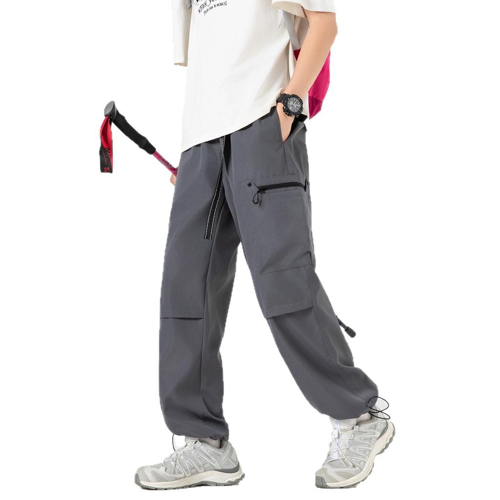 Four Seasons Overalls Men's Outdoor Quick-Drying Sports Casual Pants Loose Straight Pants