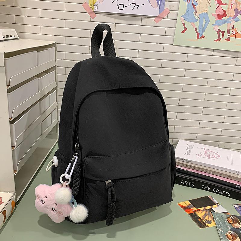 New High-value Dopamine Macaron Color Casual and Simple Lightweight Backpack for Junior High School Students