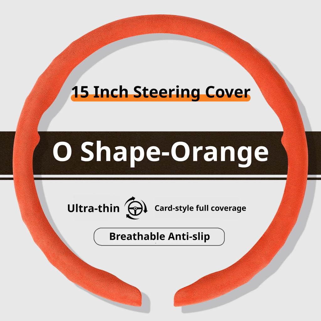 New Suede Car Steering Wheel Cover For Lexus ES300h 350 RX350 450h NX350 NX450h LX600 GX460 IS300 RZ450e Luxury 38Cm Car Styling