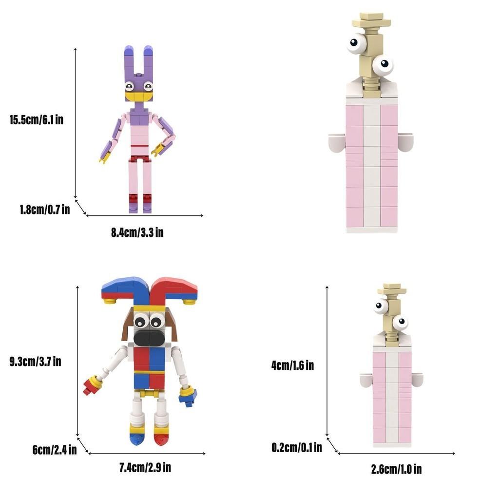 Jax Magical Circus Building Blocks Toy Compatible With Lego Diy Abs Plastic 400-800 Pieces