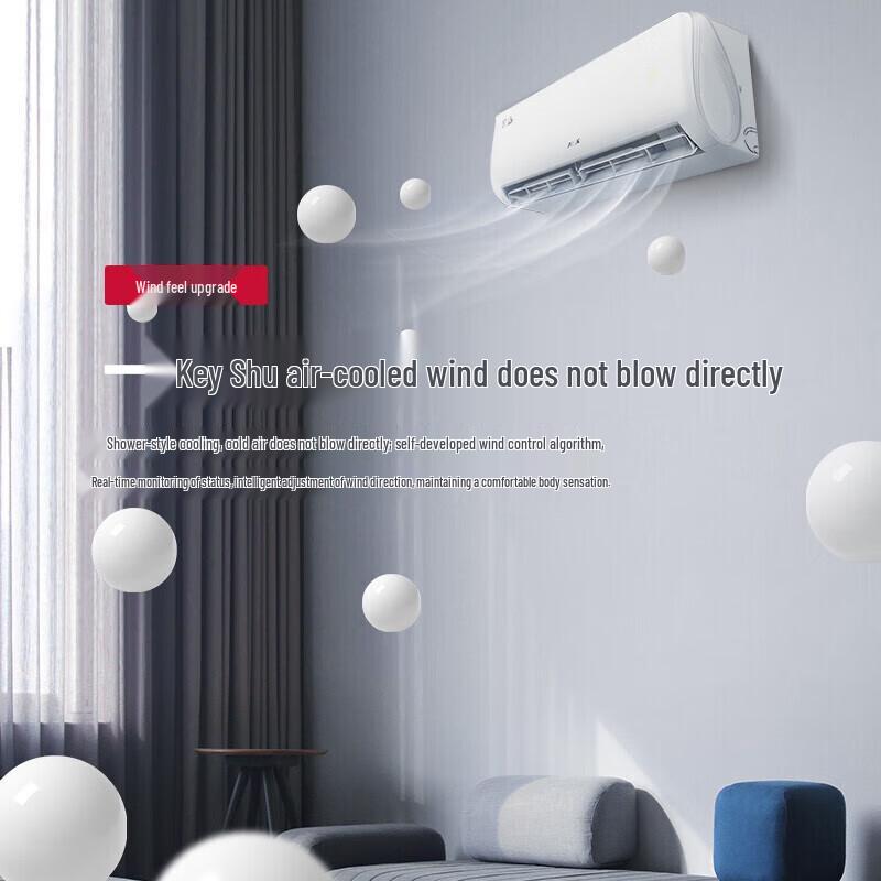 AUX 1.5 HP Inverter Wall-Mounted Air Conditioner CN plug (adapter included)
