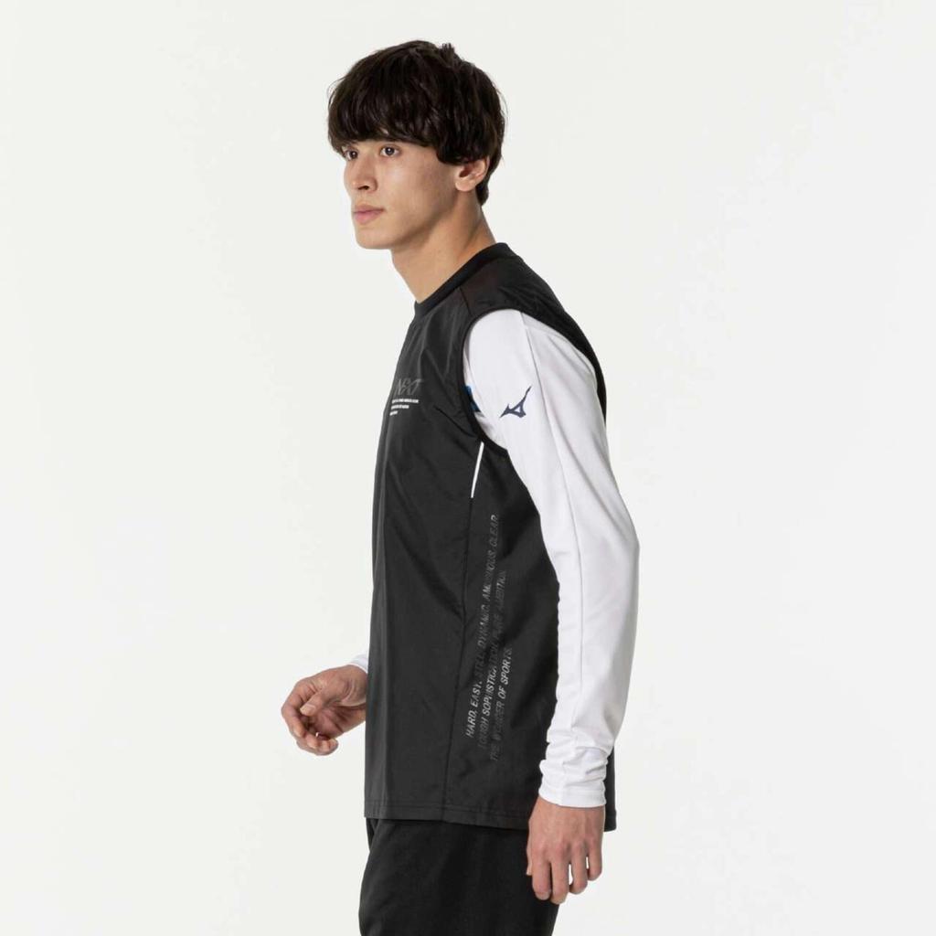 N-XT Volleyball Wear Sleeveless Piste Shirt V2MEB512 Unisex Black X Black L