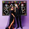1 Piece of Halloween Banner Background Decoration - Halloween Skull 39x59/59x83 Incheszyc