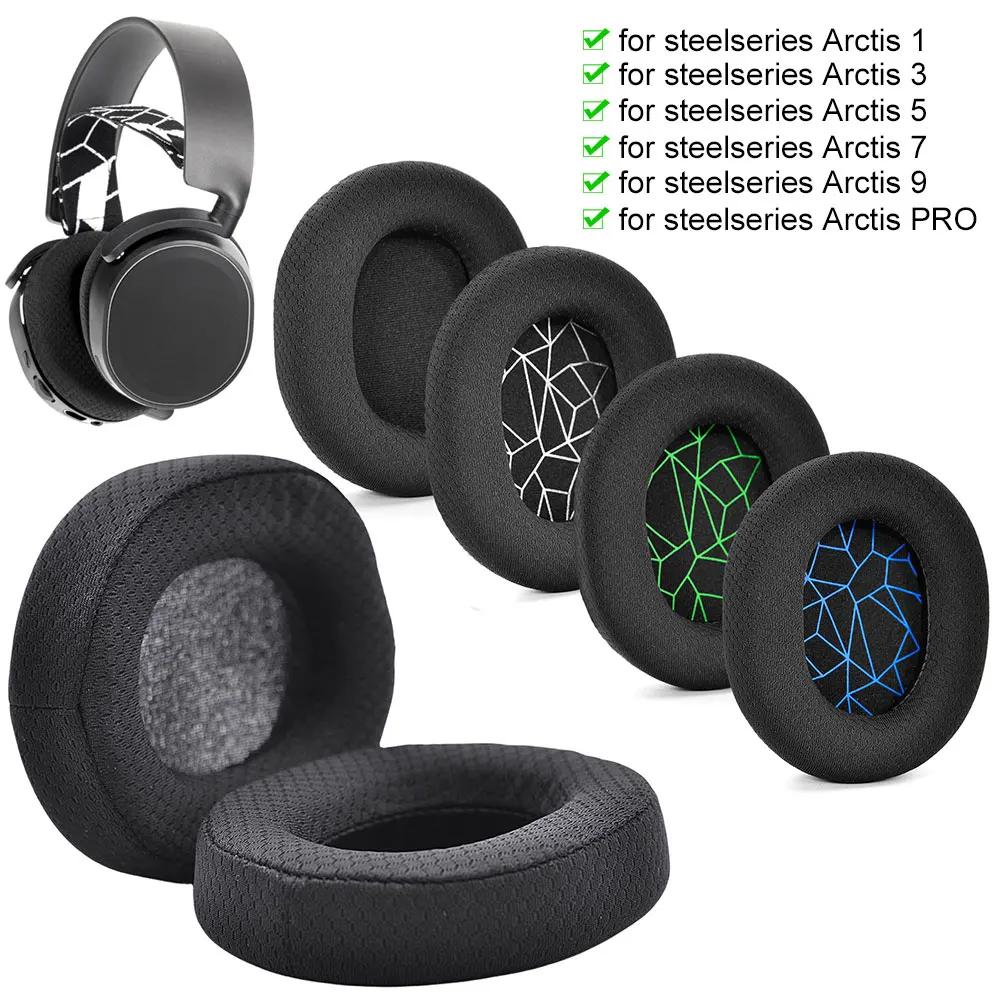 Earpads Replacement Memory Sponge Ear Pads Cover Ear Cushion Protective Cover for SteelSeries Arctis 1 3 5 7 9 PRO Headset