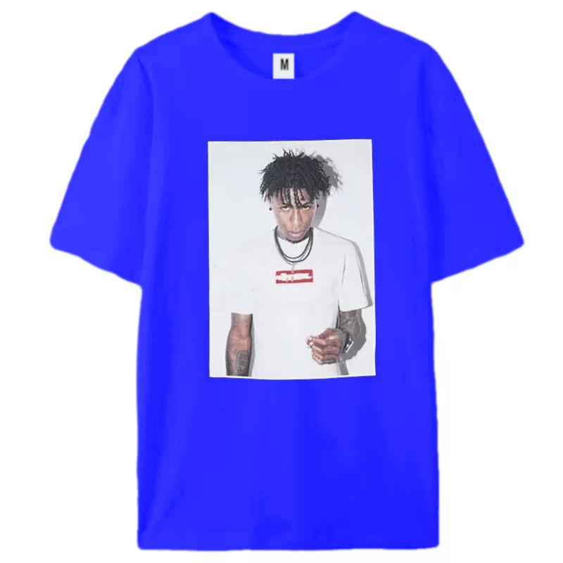 2025 Summer New Men's T-shirt American Alphabet Print Short Sleeve Loose Small and Popular Fashion Brand Couple High Street Top