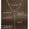 IF YOU Lariat Gold Lange Halsketten für Damen Trendig, Zarte 14K Vergoldete Tropfenkettenhalskette, Mehrlagige Rosenkranz-Perlen Y-Halsketten Schlichte Mode