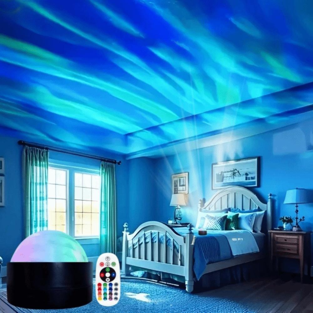 Flashing Light Effect Moon Galaxy Projector Light Color-changing Festive Party Mood Lights  Gift
