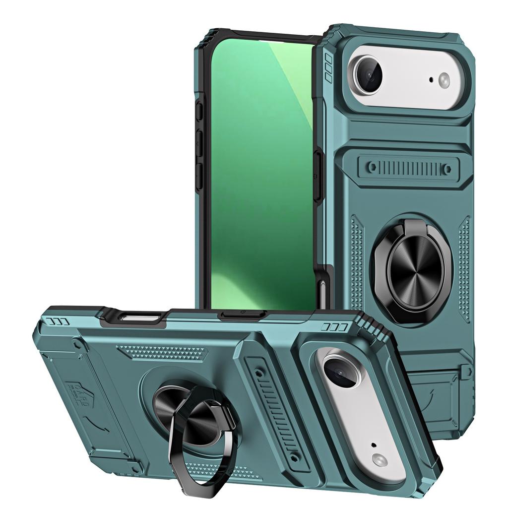 Case for For Iphone 17 16 1 14 Plus 13 12 Pro Max 11 Magnetic Rotated Ring Kickstand Heavy Duty Drop Protection Wallet Cover