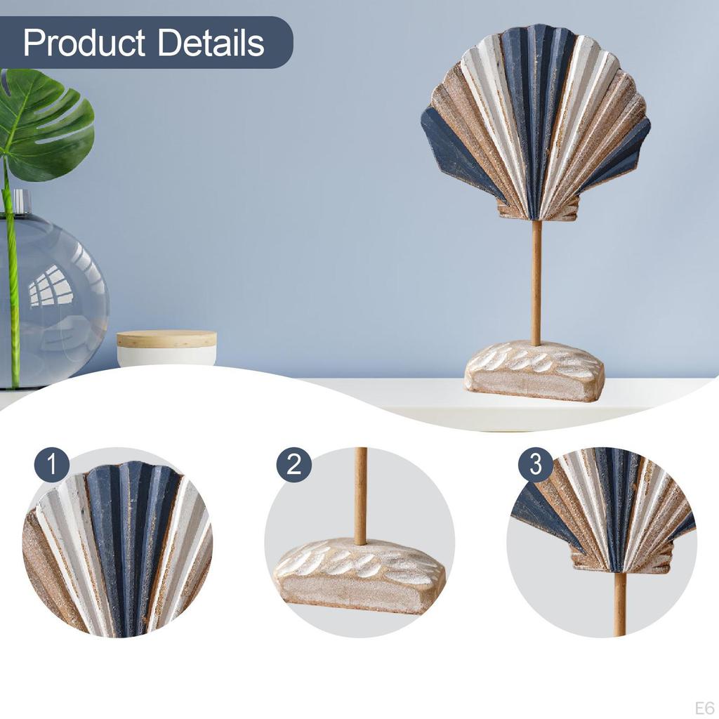 Wood Ornament Figurine Statue Home Decoration for Living Room Cabinet