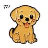 Hund Broschen Pin Cartoon Emaille Brosche, Legierung Welpen Revers für Männer Frauen, Mini Dekoratives Abzeichen Kleidung Tasche Hut Schal Anzüge