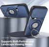 Magnetic Car Mount 360° Ring Kickstand Phone Case with Slide Camera Lens Cover For Xiaomi 17 Pro Max 15T Shockproof Armor Cover