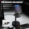 MS15 RGB Gaming E-Sports USB Microphone: Colorful Live Streaming Condenser Mic for Singing & Computer Use