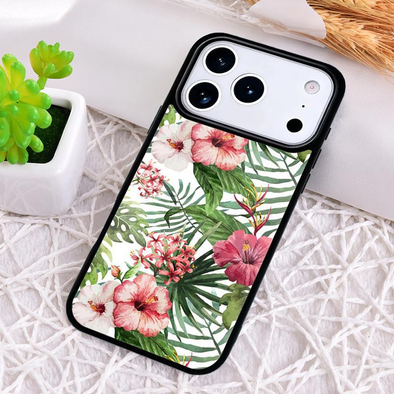 Daisy Flowers Abstract Floral Phone Case for iPhone 17 Air 16 15 11 12 14 13 Pro Max Shockproof Cover