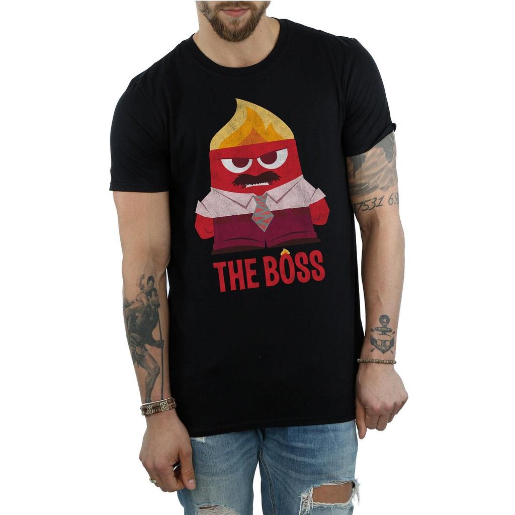 Inside Out Mens The Boss Anger Cotton T-Shirt