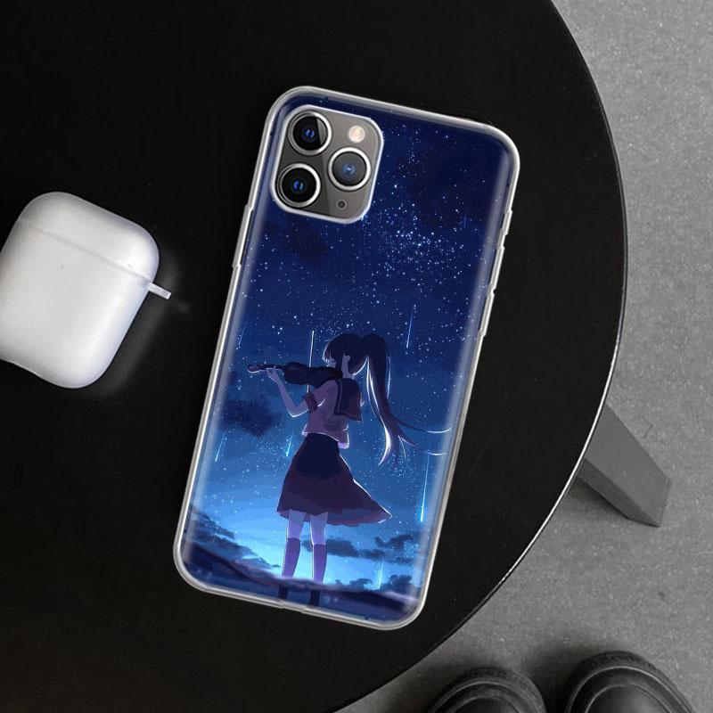 Music Violin Phone Case Cover for iPhone 11 12 13 Mini 14 15 Plus 16 Pro Max 17 Air 7 8 + SE Art Customized Fundas 11 12 13 Mini