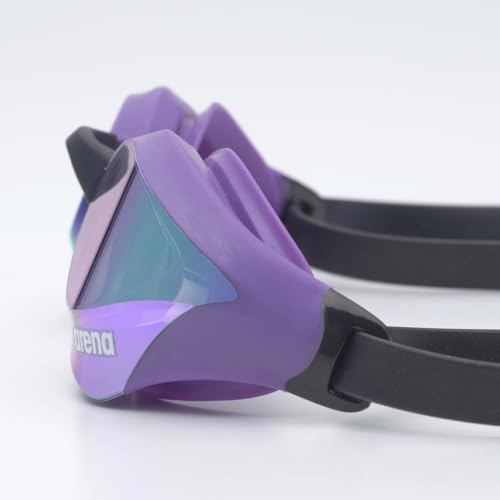 ARENA Cobra Core Schwimmbrille, Unisex, Einheitsgröße, Spiegelfinish, Top-Rennmodell AS5SGG04U, WA-zugelassen, für Wettkampfschwimmen