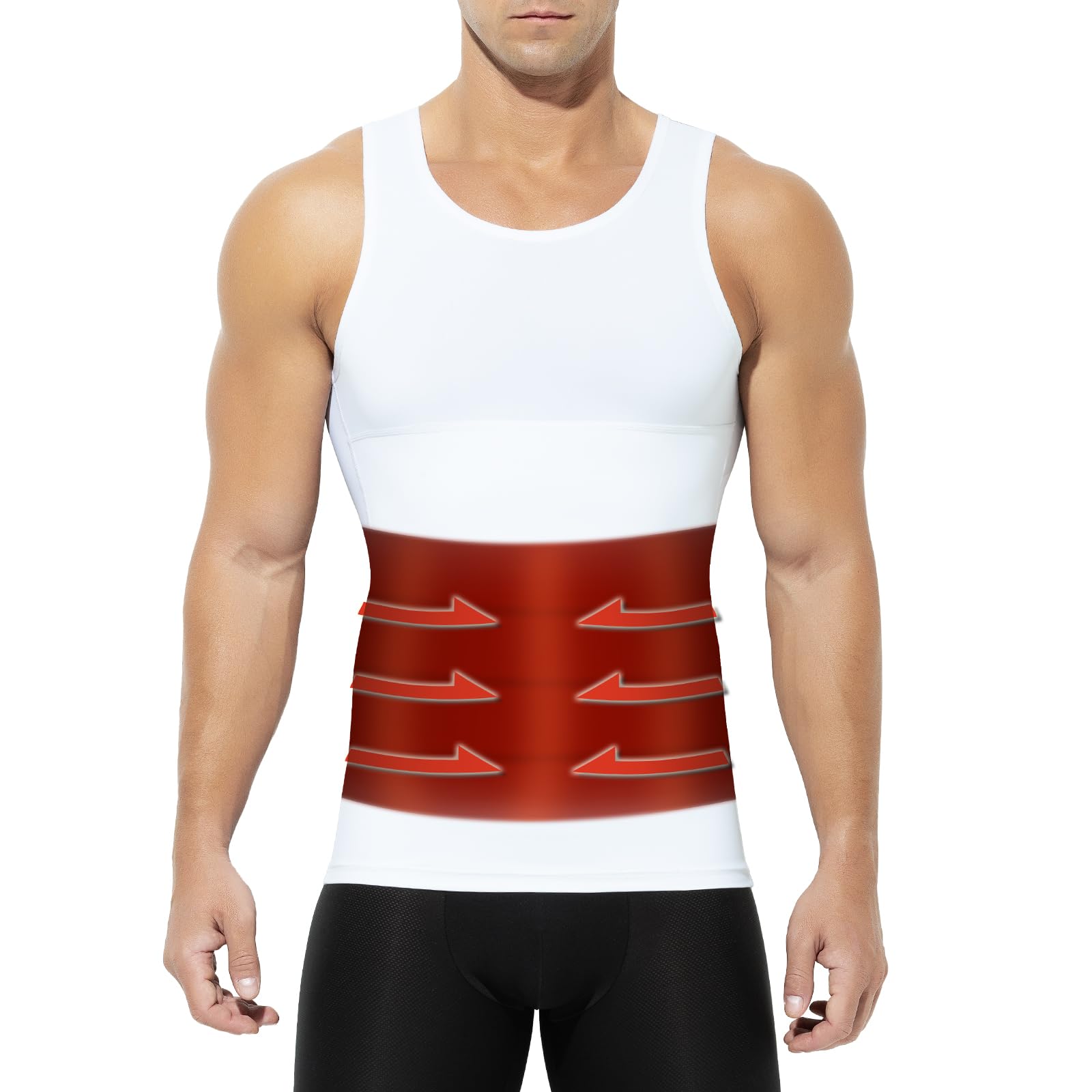 

Версия Ультра Компрессии Компрессионное Нижнее Белье Майка Компрессионная Одежда Компрессионная Майка Без Рукавов Для Живота Формирующее Белье Охлаждающий Эффект AK3342