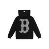 MLB Old Flower Sweatshirts Unisex Black Hooded Moderate Regular 31HDM1041-43L