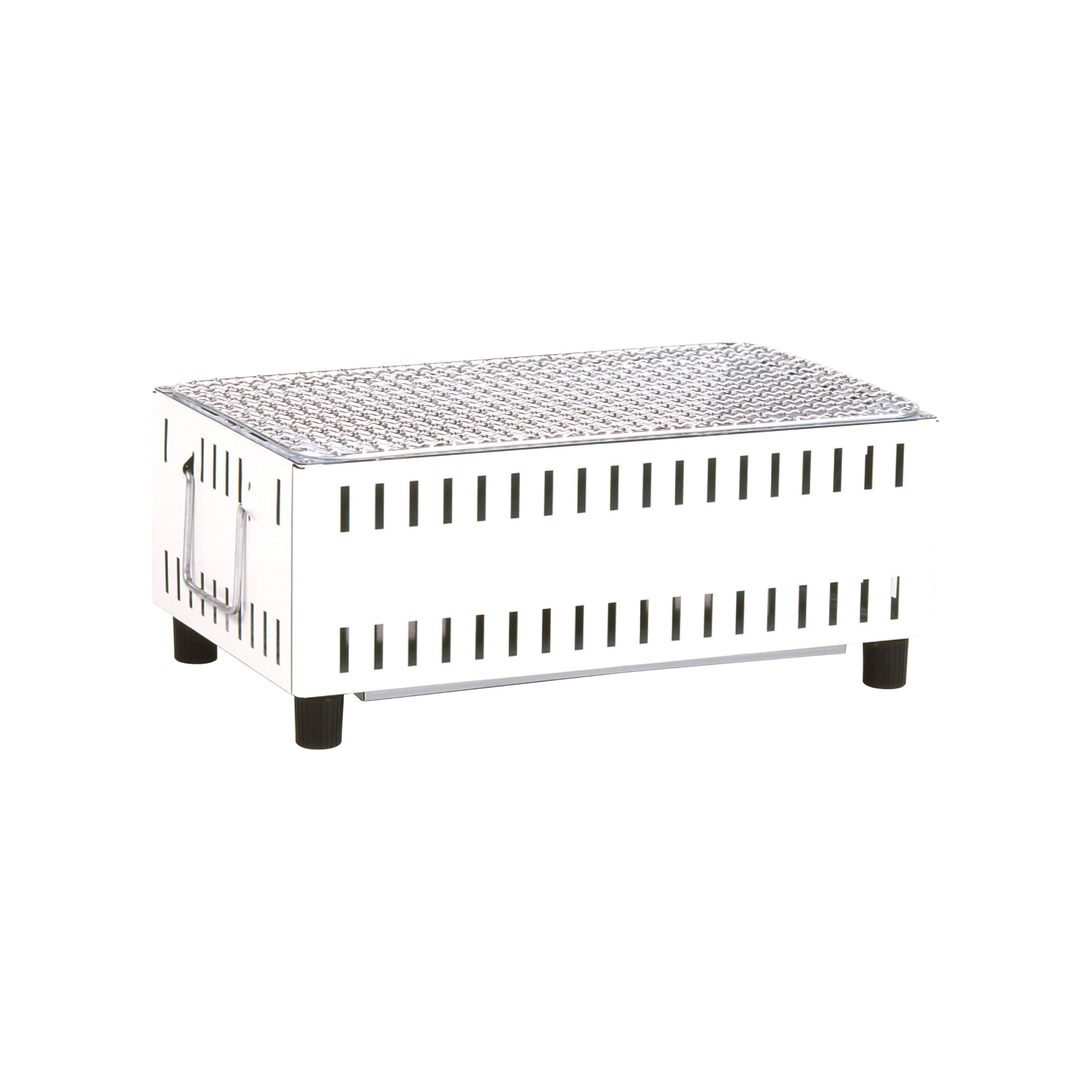

GREEN LIFE Lightweight and Compact Tabletop Cichirin White UC-350(W) Japanese-Made Grill,