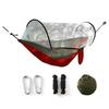 Camping Hammock With Mosquito Gnats Net Breathable Lightweight Portable Single Hammock With Tree Straps Indoor Outdoor Hammock