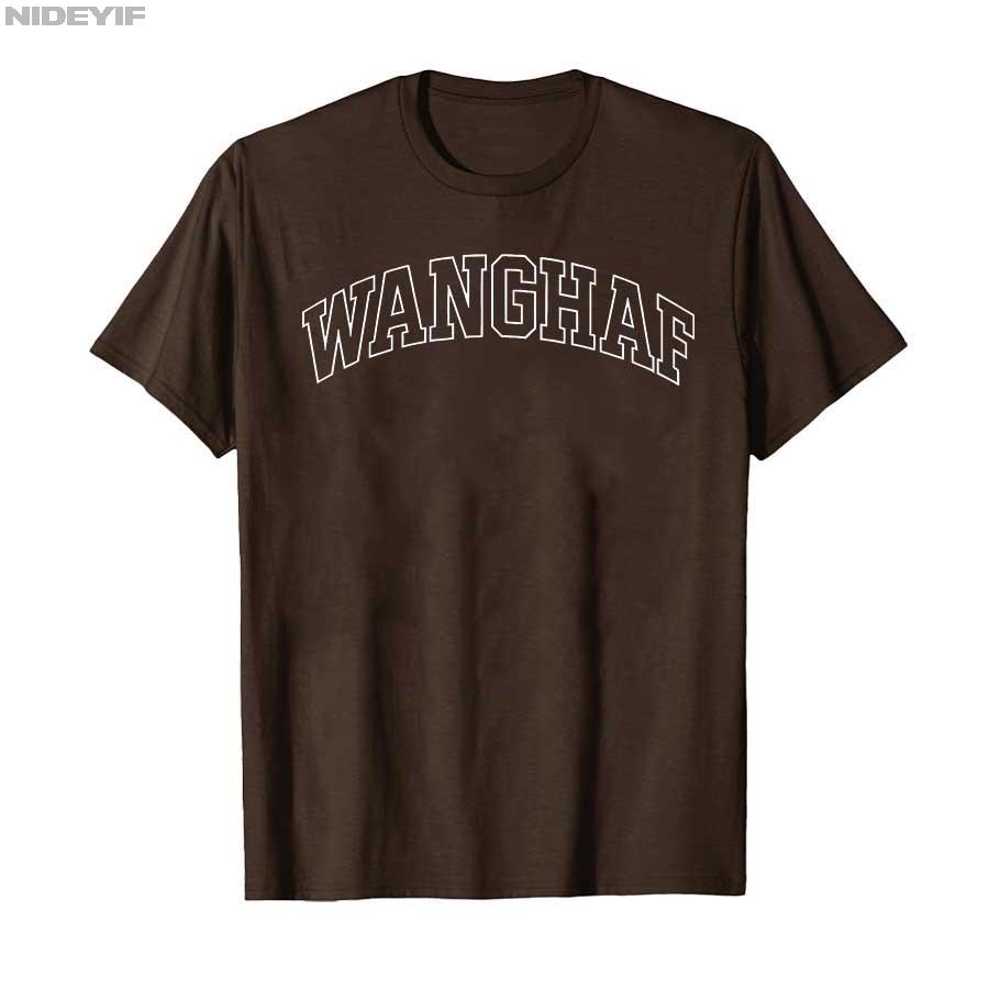 WANGHAF T-shirt For Men Women 100% Cotton T Shirts Short Sleeve Tops 0928-1