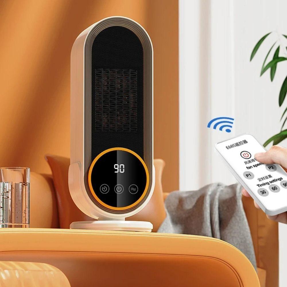 Vertical PTC Ceramic Heating Warmer Machine Portable Heater Adjustable Electric Fan Heater Office