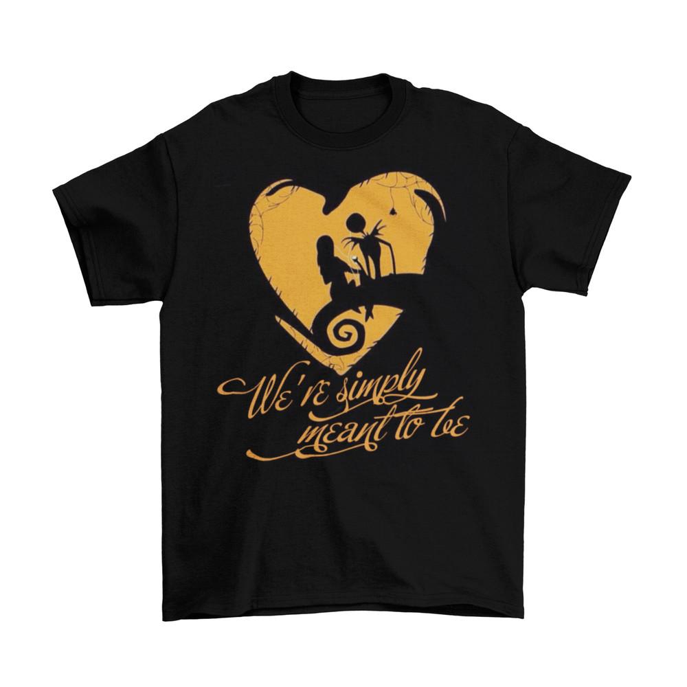 Nightmare Before Christmas Jack and Sally T-Shirt Unisex Cotton Halloween New