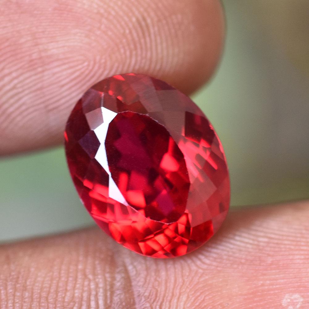 Natural Red Ruby Loose Gemstone 14x11mm Oval Shape for Collectors for Jewelry Making and Crafts