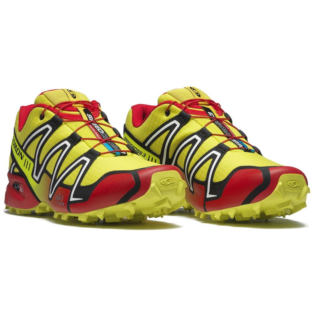 SALOMON Speedcross 3 Pohodlné Tlumící Odolné Nízké Outdoorové Funkční Boty Unisex Boty Žlutá Zelená 474936