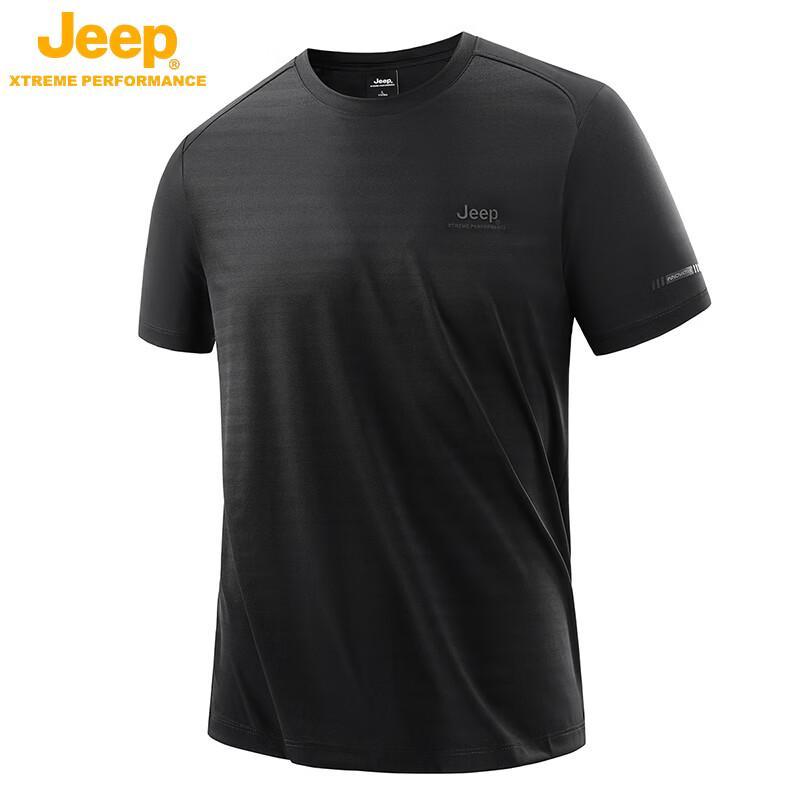 JEEP Men s Ice Silk Quick-Dry Short Sleeve T-Shirt 3XL