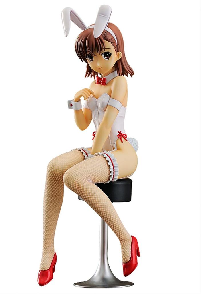 A Certain Scientific Railgun Mikoto Misaka Bunny měřítková PVC malovaná hotová verze. (1/4 produktu)
