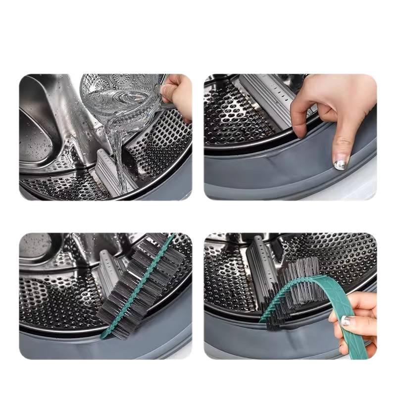 Roller Washer Drum Cleaning Brush for Wave Wheels - Long Hair Tool, No Disassembly Needed