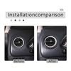 Soft Carbon Fiber Side Air Vent Frame Sticker For Mitsubishi Eclipse 2006-2011