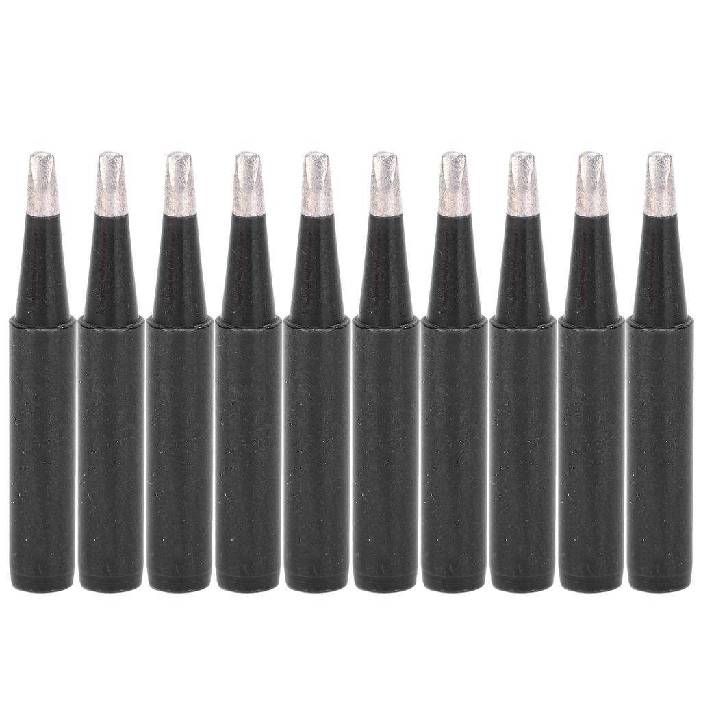 10Pcs Soldering Iron Tips Replacement Black Inner Heating Type Accessories 900M T 2.4D