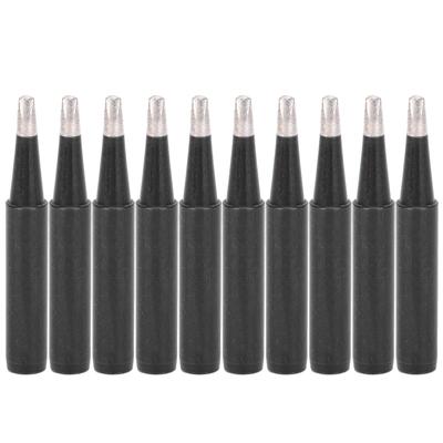 10Pcs Soldering Iron Tips Replacement Black Inner Heating Type Accessories 900MT2.4D