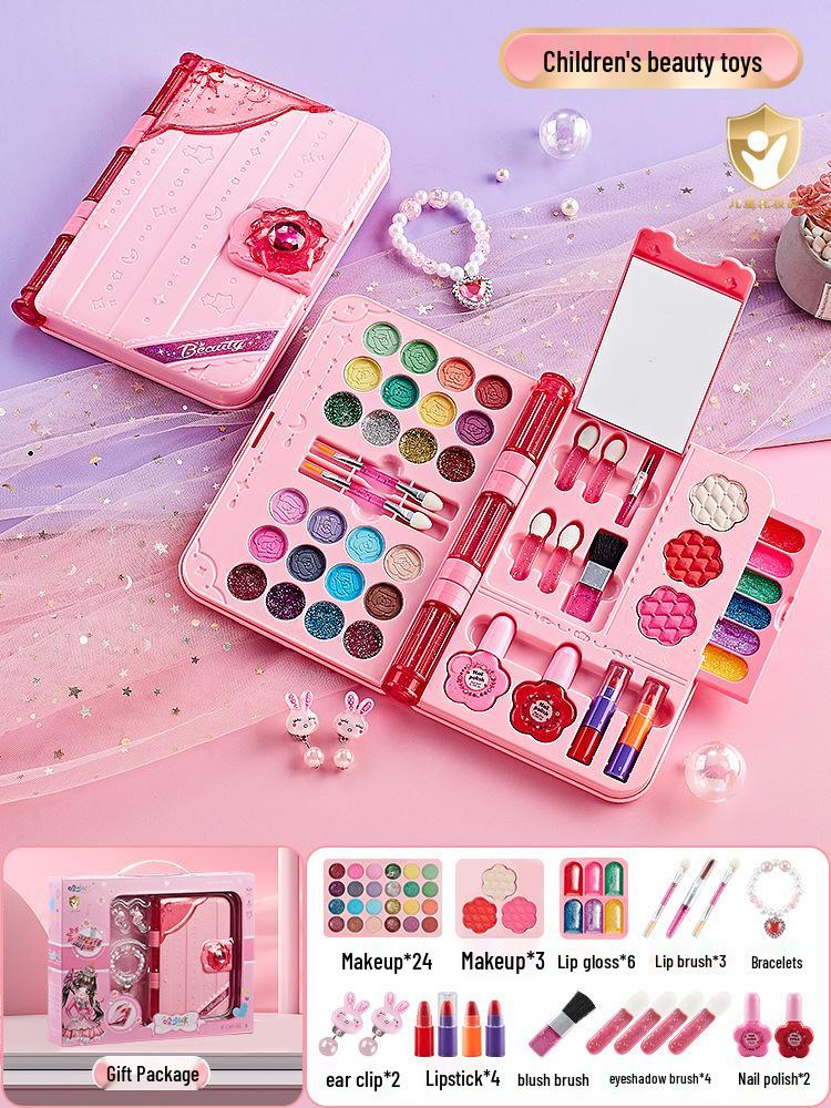 

Набор детской косметики «Принцесса» для девочек: Набор для ролевых игр с помадой и лаком для ногтей