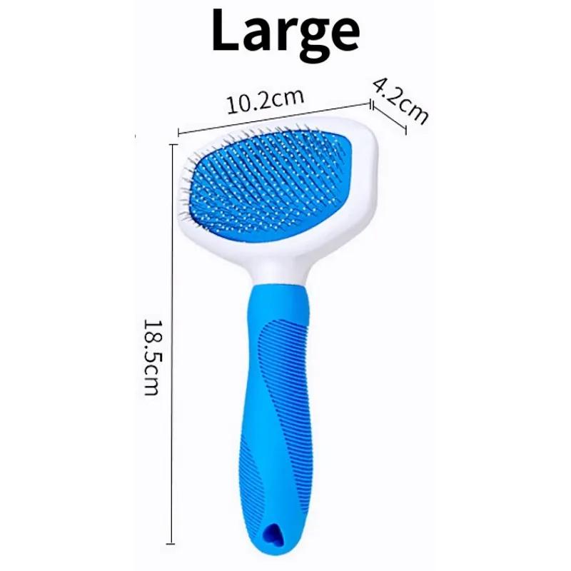 Professional Dog Brush for Shedding and Grooming Massage Deshedding Tool for Dogs and Cats Pain Free Hair Remover Comb for Pet