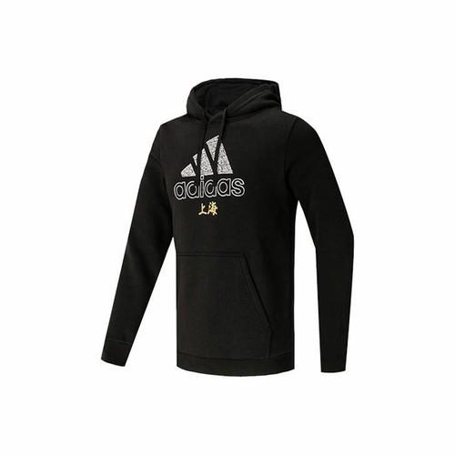 

adidas Shanghai Logo Retro Sports Sweatshirt for Men, Black S чёрный