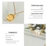 European Double-Layer Freshwater Pearl Pendant Necklace for Women, Gold-Plated Clavicle Design, P831
