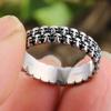 Stainless Steel Skull Ring, Personalized Fashionable Retro Men's Ring, Korean Version Titanium Steel Ring, Daily Jewelry Gift