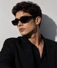 Tuditeo Vo Wide Square Bold Sunglasses C1 Black
