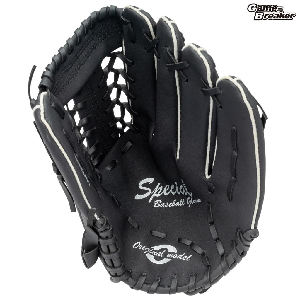 Onda Baseball for Junior High and Synthetic Matte and General Black Glove, 12-inch, Soft, All-Around, Right-Handed Throw, Left-Handed, High, School,