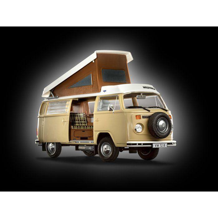 Maquette à construire - REVELL - Click System - VW T2 Camper - Sans colle - Pièces pré-peintes