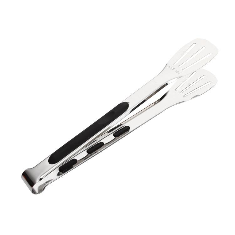 

Щипцы YEDE из нержавеющей стали с силиконовыми наконечниками для кухни, хлеба, барбекю, мяса и стейков.