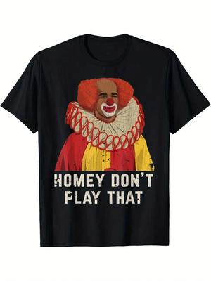 Vintage Homey Don'T Play That Homey The Clown T-Shirt Selected Pure Cotton Fun D